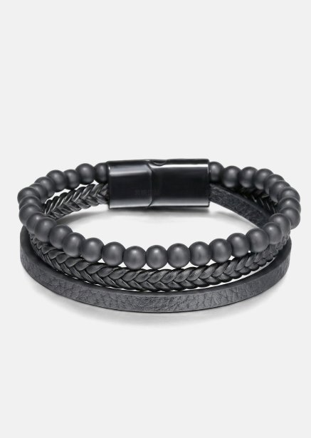 Läderarmband Raven Forge