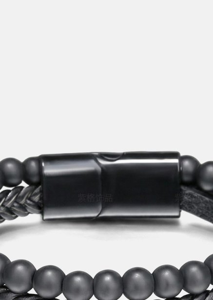Läderarmband Raven Forge