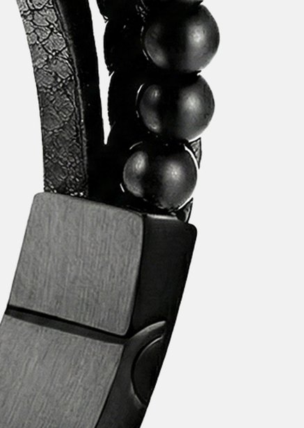 Läderarmband Noble Noir