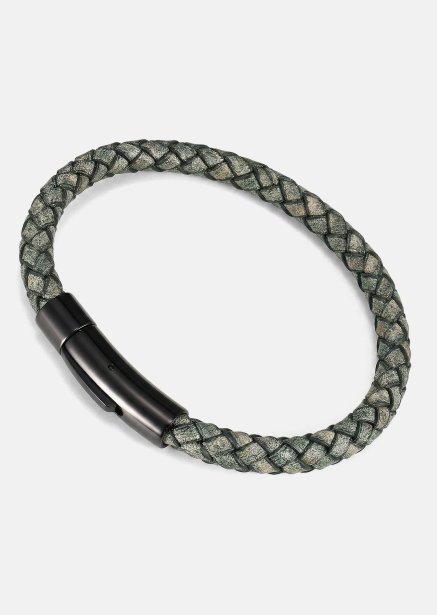 Läderarmband Talon Weave