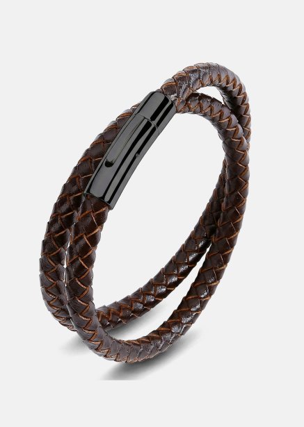 Läderarmband Vigor Weave