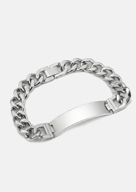 Armband Titan Shield - Silverpläterat
