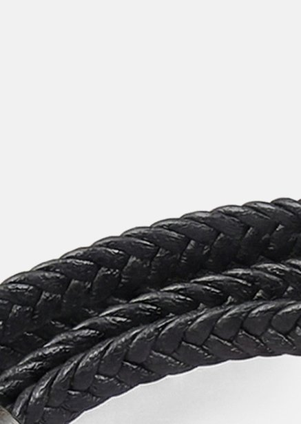 Läderarmband Raven Crest