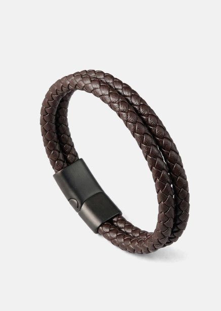 Läderarmband Cobra Twist