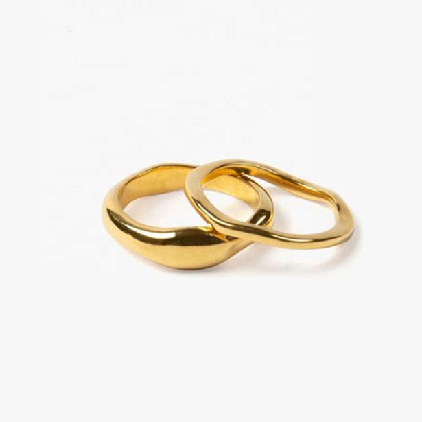  Ring Flow - 18k Gold Plated