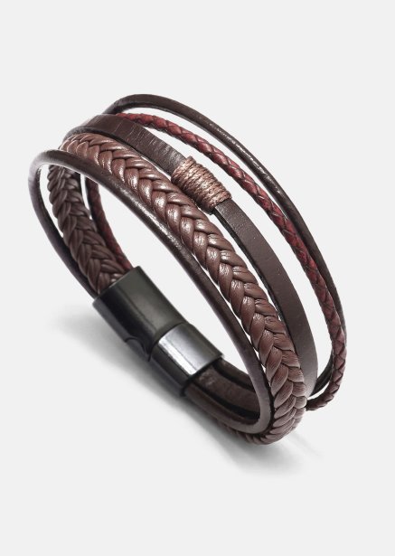 Läderarmband Valor Ridge