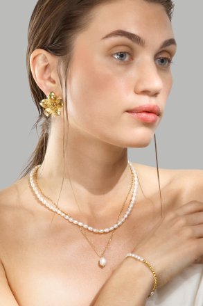 Örhängen Flora Shine – 18k Guldpläterade