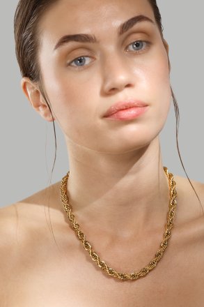 Armband Twistad Elegans - 18k Guldpläterat