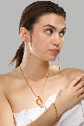 Halsband Aurora Wave - 18k Guldpläterat