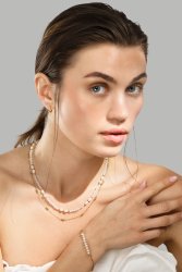 Halsband Pearl Harmony – 18k Guldpläterat