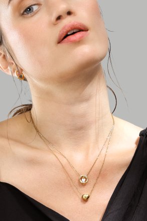 Örhängen Golden Spark – 18k Guldpläterade
