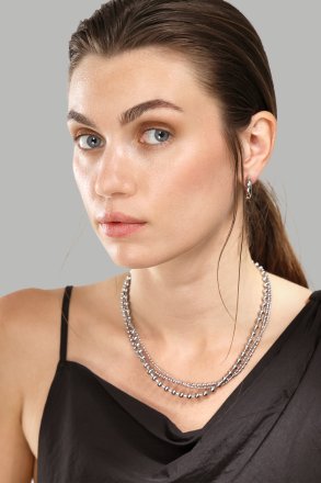 Örhängen Bold mini – Silverpläterade