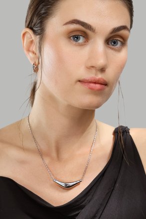 Örhängen Bold mini – Silverpläterade