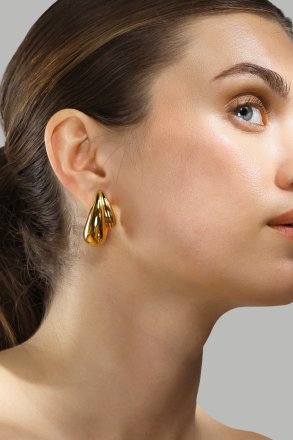 Örhängen Gilded Drop – 18k Guldpläterade