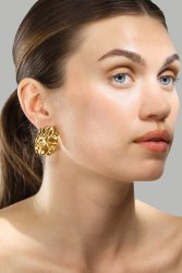 Örhänge Lava - 18k Guldpläterat