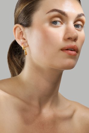 Örhänge Golden Drop - 18k Guldpläterat