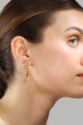 Örhänge Golden Drop - 18k Guldpläterat
