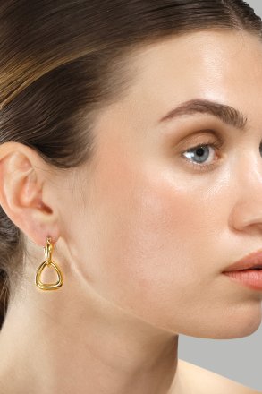 Örhängen Elegant Drop – 18k Guldpläterade