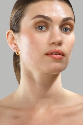 Örhängen Golden Spark – 18k Guldpläterade