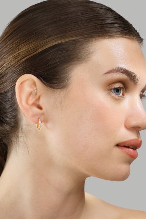 Örhängen Golden Spark – 18k Guldpläterade