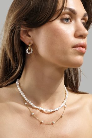 Halsband Lunaria - 18k Guldpläterat