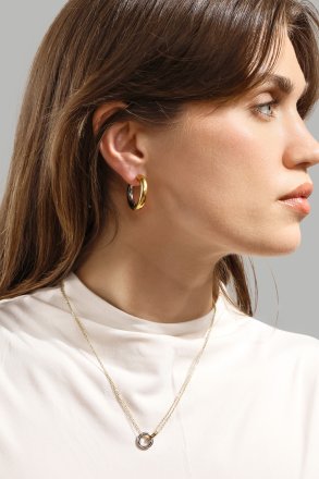 Halsband Orbit – Silverpläterat