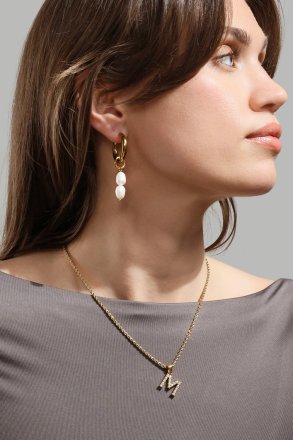 Amulet A-N Halsband – 18k Guldpläterat