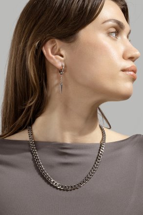 Örhänge Spike Long - Silverpläterat