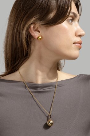 Orb Earrings - 18k Guldpläterade