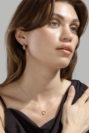 Halsband Color Whisper - 18k Guldpläterat