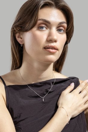 Örhänge Eleganceis - Silverpläterat