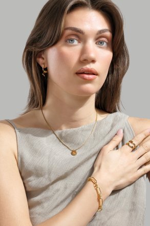 Armband Link Statement - 18k Guldpläterat