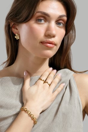 Florabella Örhängen - 18k Guldpläterade
