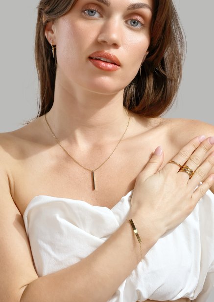 Armband Sleek Elegance - 18k Guldpläterat