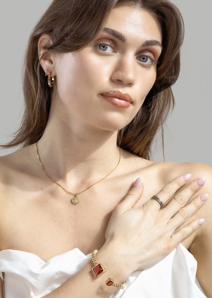 Armband Rose - 18k Guldpläterat