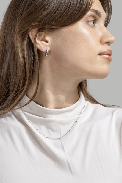Ring Bold Drops - Silverpläterad