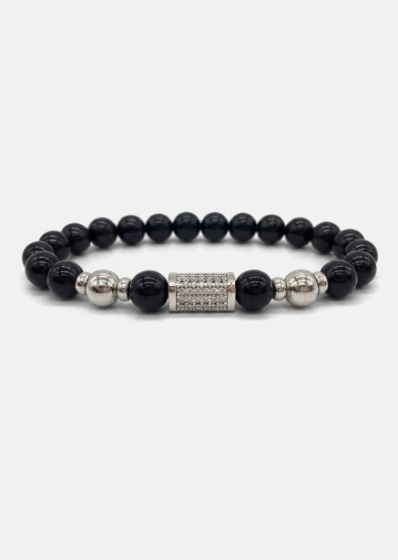 Pärlarmband Obsidian Valor