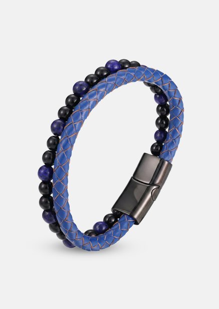 Läderarmband Cobalt Ridge
