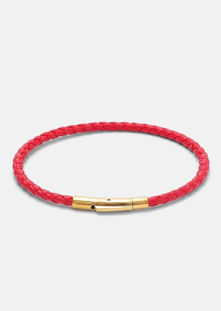 Läderarmband Crimson Cadenza