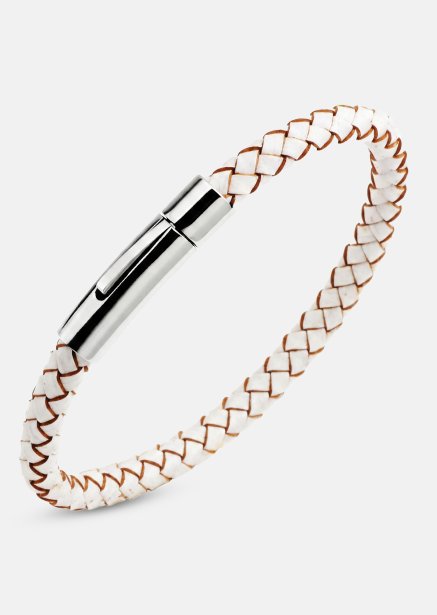 Läderarmband Ivory Knot