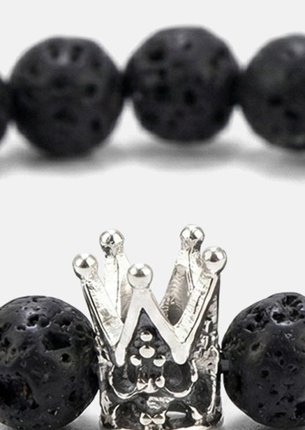 Pärlarmband Lava Crown