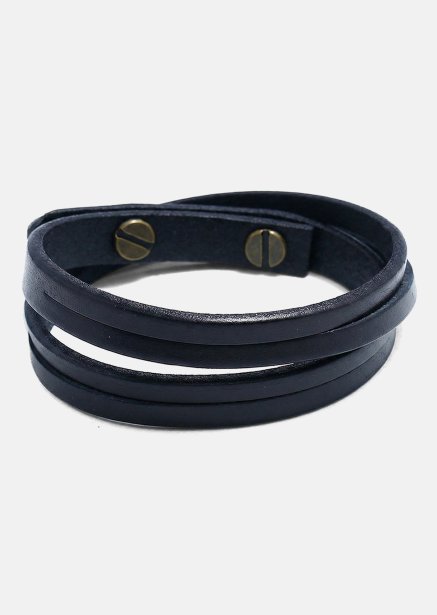 Läderarmband Ebon Twist
