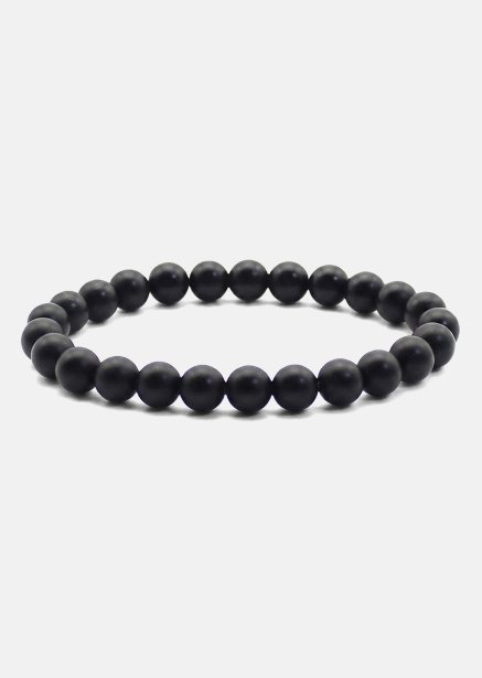 Pärlarmband Obsidian Whisper
