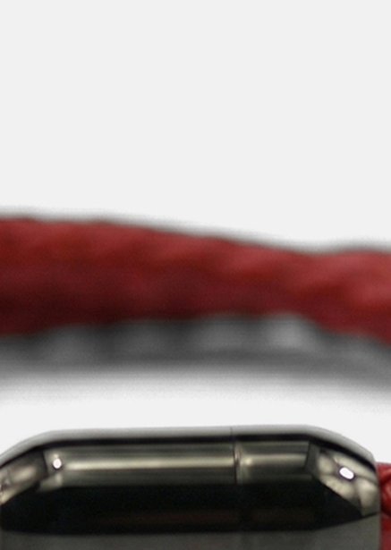 Läderarmband Crimson Edge