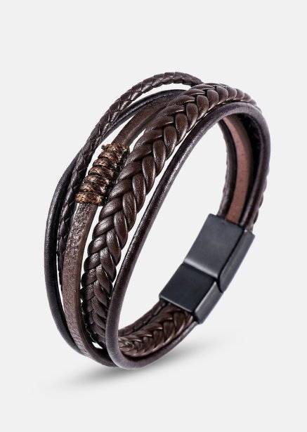 Läderarmband Cavalier Weave
