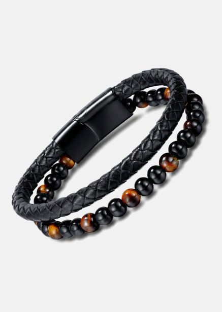 Läderarmband Titan Essence
