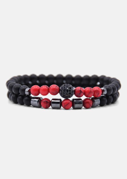 Pärlarmband Crimson Valor
