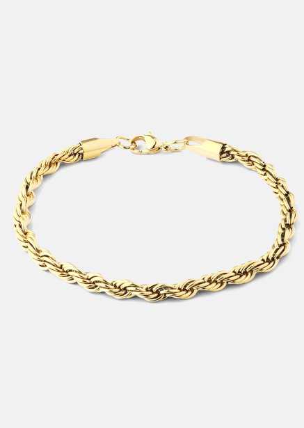 Armband Twisted Link - 18k Guldpläterat