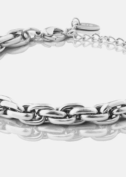 Armband Shine Link - Silverpläterat