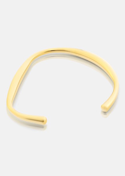 Armband Flow Cuff - 18k Guldpläterat